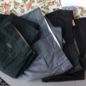 3 pairs men dress pants 36x32.